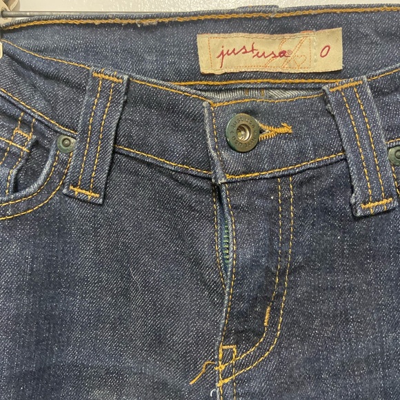 Just USA dark denim straight leg jeans - Picture 2 of 4